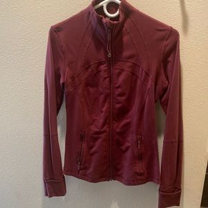 Maroon, Lululemon define jacket